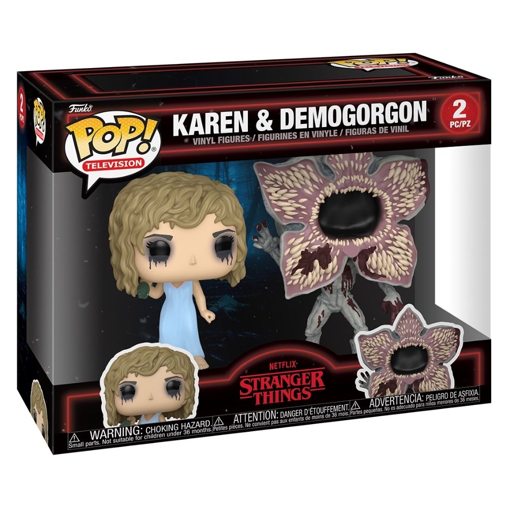 Stranger Things - Karen & Demogorgon Pop! Vinyl 2 Pack