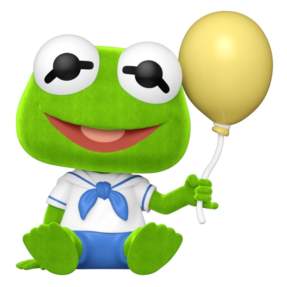 Muppet Babies - Baby Kermit (Flocked) US Exclusive Pop! Vinyl