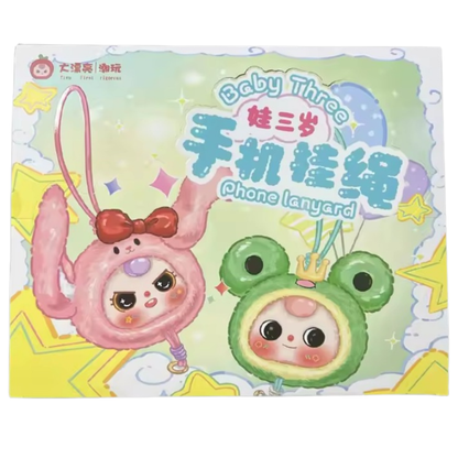 Baby Three - Phone Strap Plush Blind Box ( 1 Unit )
