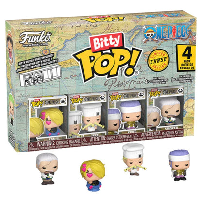 One Piece - Sanji Bitty Pop! Vinyl 4 Pack