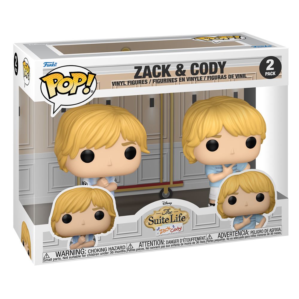 The Suite Life of Zack & Cody - Zack & Cody Pop! Vinyl 2 Pack