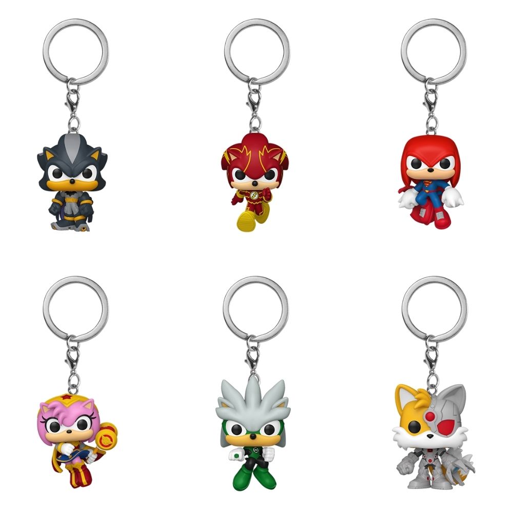 Justice League x Sonic the Hedgehog - Mystery Pocket Pop! Keychain (1 Unit)