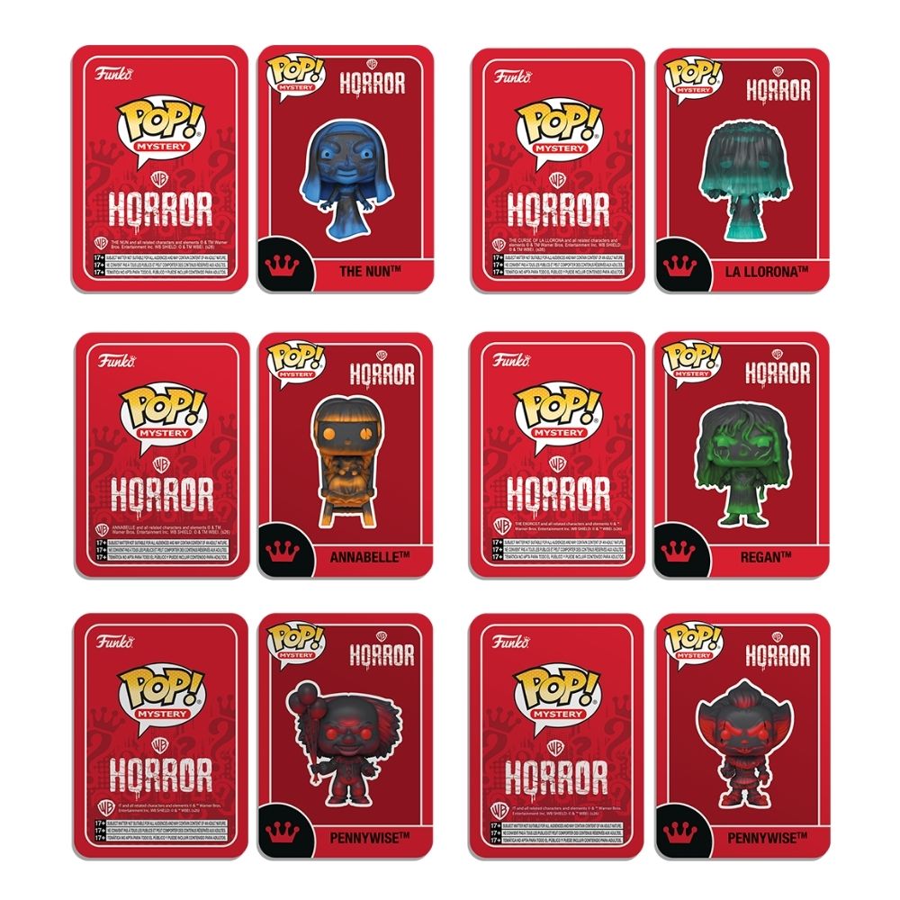 Warner Bros: Horror - Mystery Pop! Vinyl Blind Box Assortment (1 Unit)