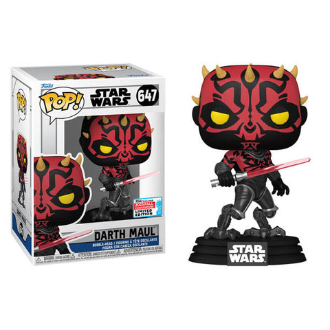 Image of NYCC 2023 - Star Wars - Cybernetic Darth Maul US Exclusive Pop! Vinyl