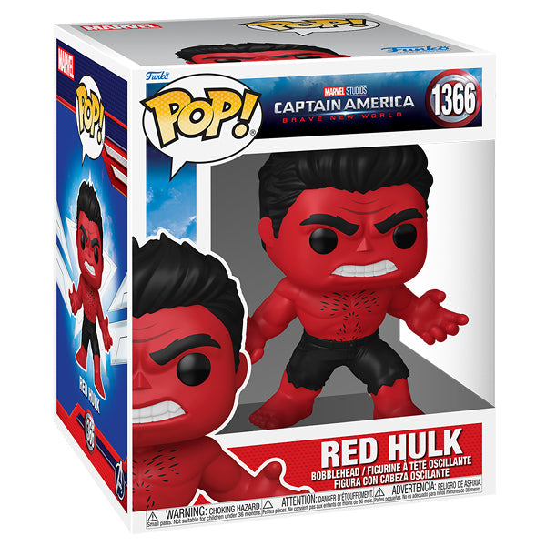 Captain America: Brave New World - Red Hulk 6 Inch Pop! Vinyl