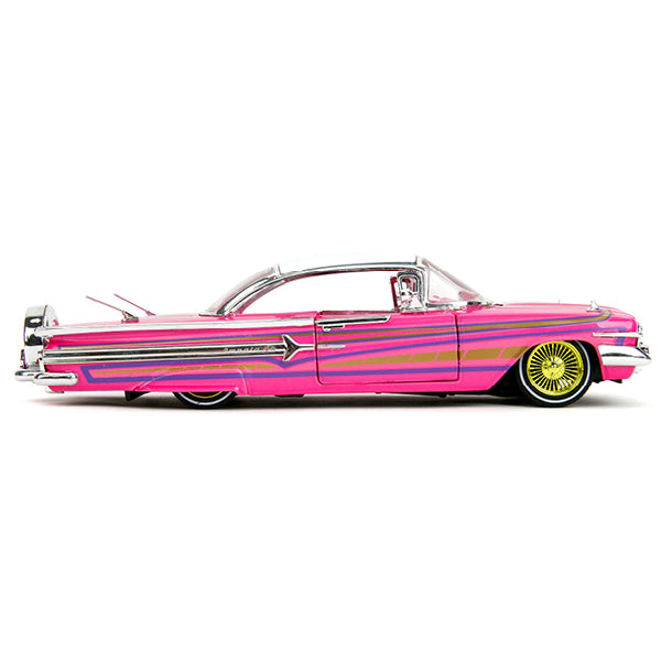 1960 Chevrolet Impala PINK SLIPS ミニカー NEW 2024 Jada Pink Slips 1960 Chevrolet Impala Lowrider Metallic