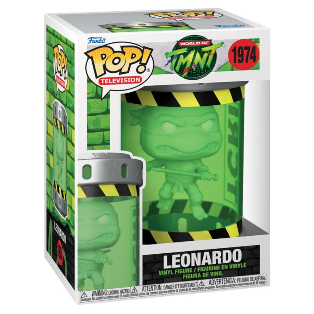 Teenage Mutant Ninja Turtles - Leonardo (Ooze Canister) UV Glow in the Dark Pop! Vinyl