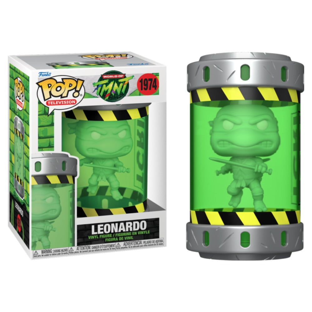 Teenage Mutant Ninja Turtles - Leonardo (Ooze Canister) UV Glow in the Dark Pop! Vinyl