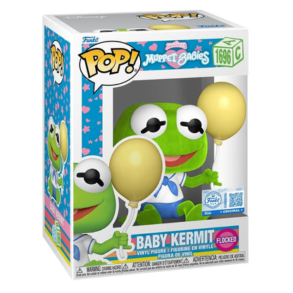 Muppet Babies - Baby Kermit (Flocked) US Exclusive Pop! Vinyl