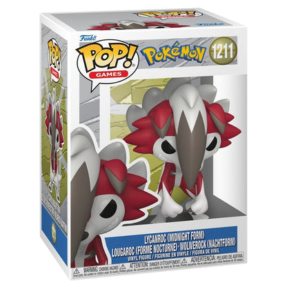 Pokemon - Lycanroc (Midnight Form) Pop! Vinyl
