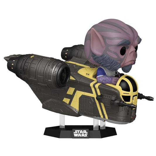 Star Wars: The Mandalorian & Grogu (2026) - Zeb Orrelios in the Razor Crest Deluxe Pop! Ride