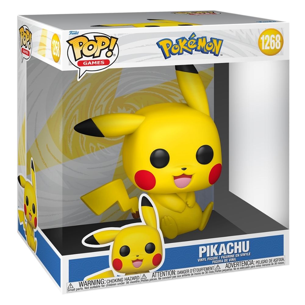 Pokemon - Pikachu (Sitting) 10 Inch US Exclusive Pop! Vinyl