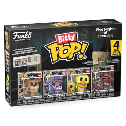 Five Nights at Freddy's - Withered Bitty Pop! Vinyl 4 Pack