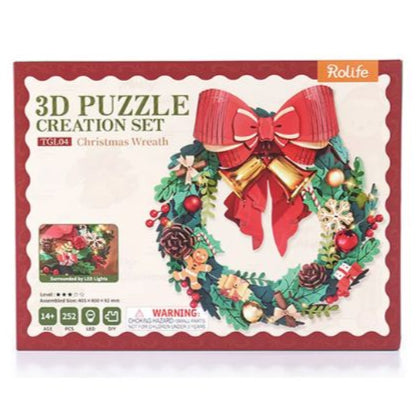 Robotime - DIY 3D Christmas Wreath