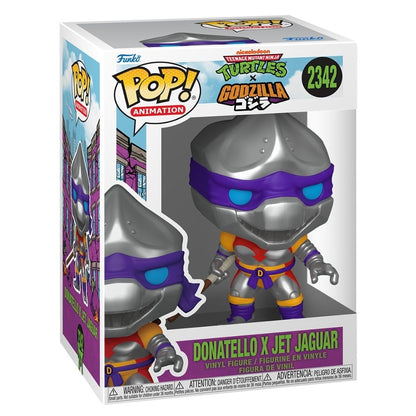 Godzilla x Teenage Mutant Ninja Turtles - Donatello x Jet Jaguar Pop! Vinyl