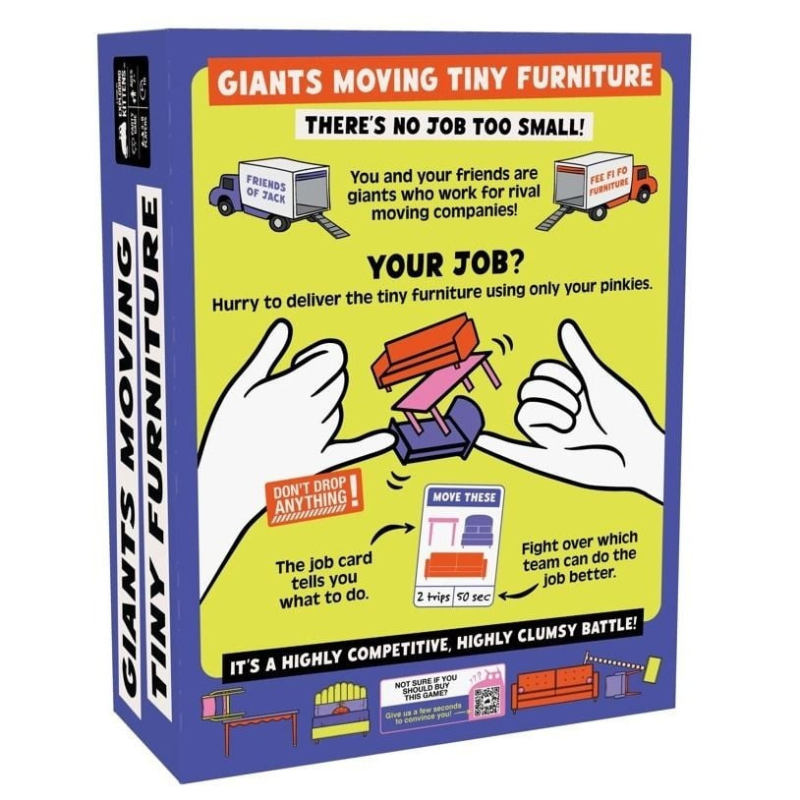 Giants Moving Tiny Furniture (By Exploding Kittens)