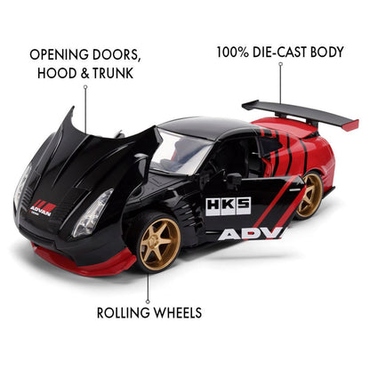 JDM Tuners - 1:24 2009 Nissan GT-R (R35) Ben Sopra Diecast Vehicle