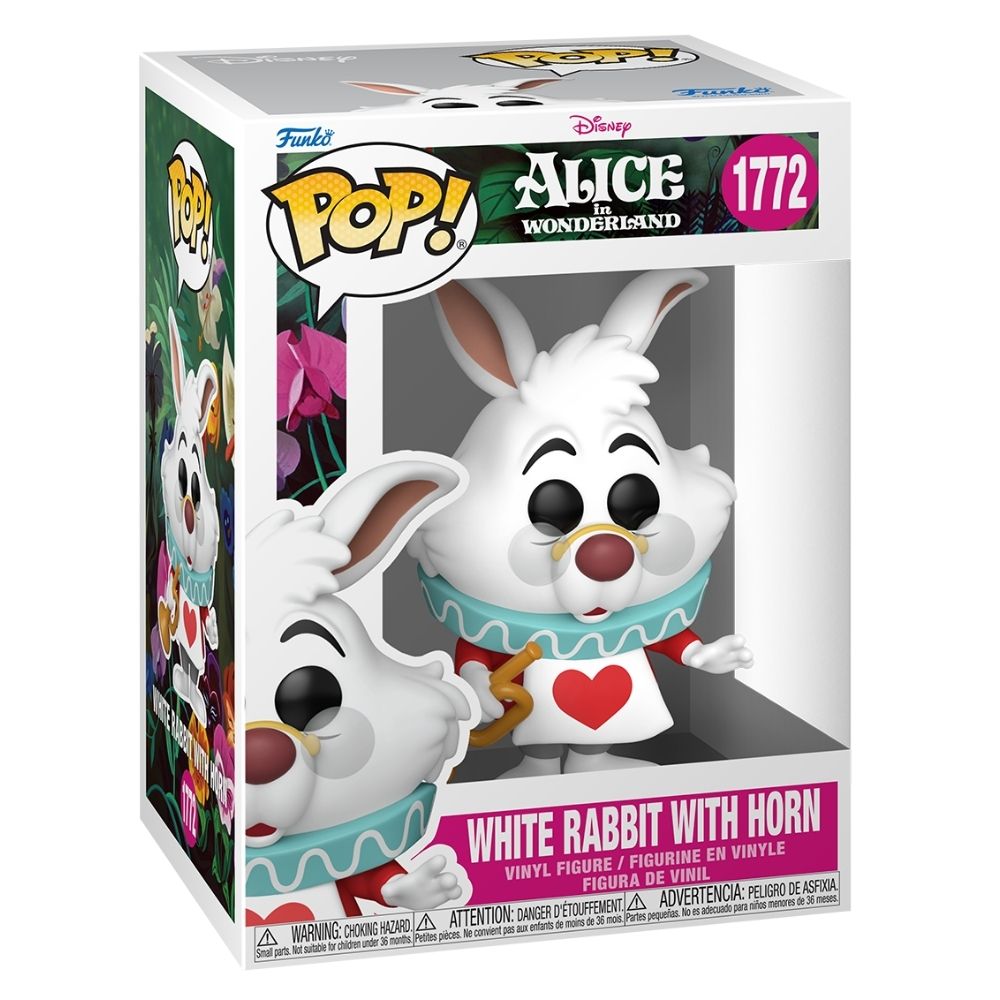 Alice in Wonderland (1951) - White Rabbit with Horn Pop! Vinyl