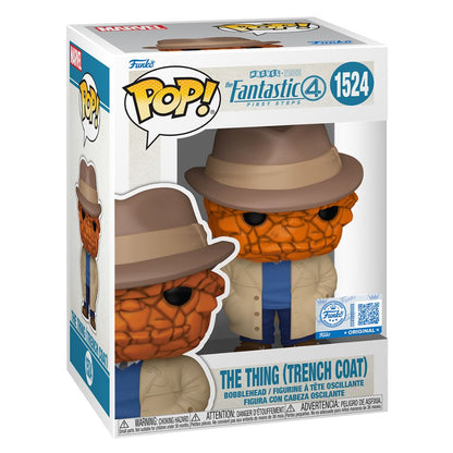 The Fantastic Four: First Steps (2025) - The Thing (Trench Coat) US Exclusive Pop! Vinyl