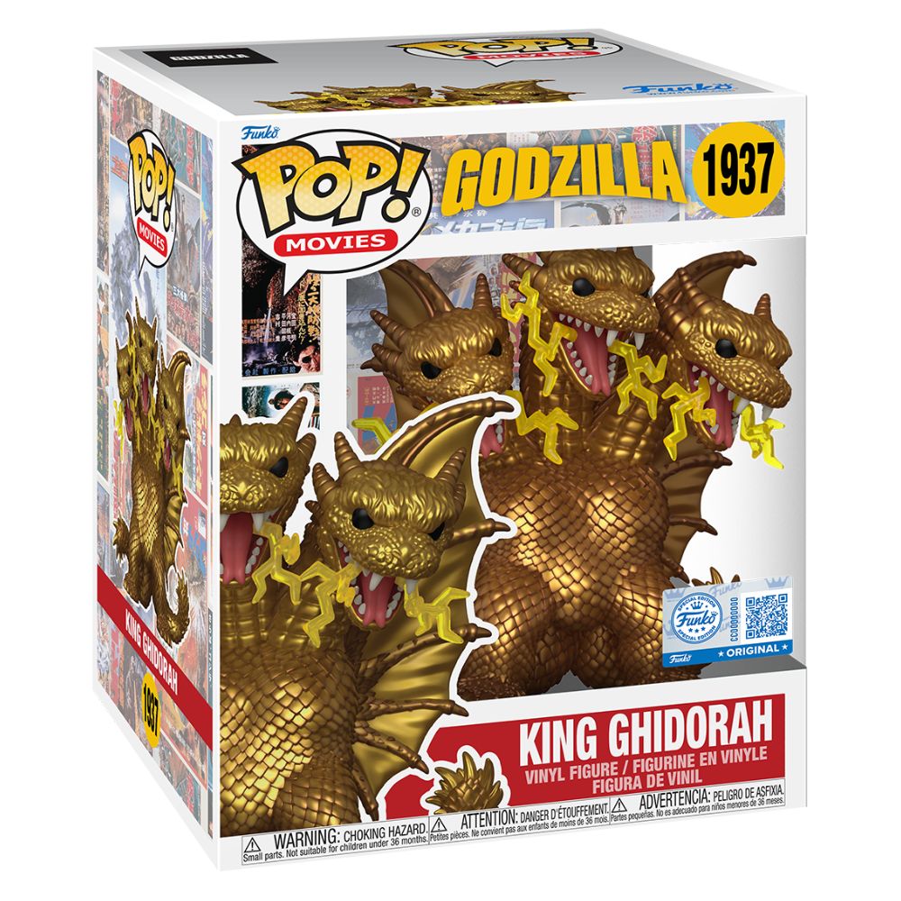 Godzilla - Ghidora (Electric) 6 Inch US Exclusive Pop! Vinyl