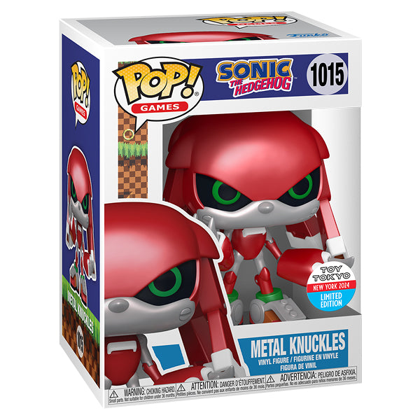 NYCC 2024 - Sonic the Hedgehog - Metal Knuckles US Exclusive Pop! Vinyl