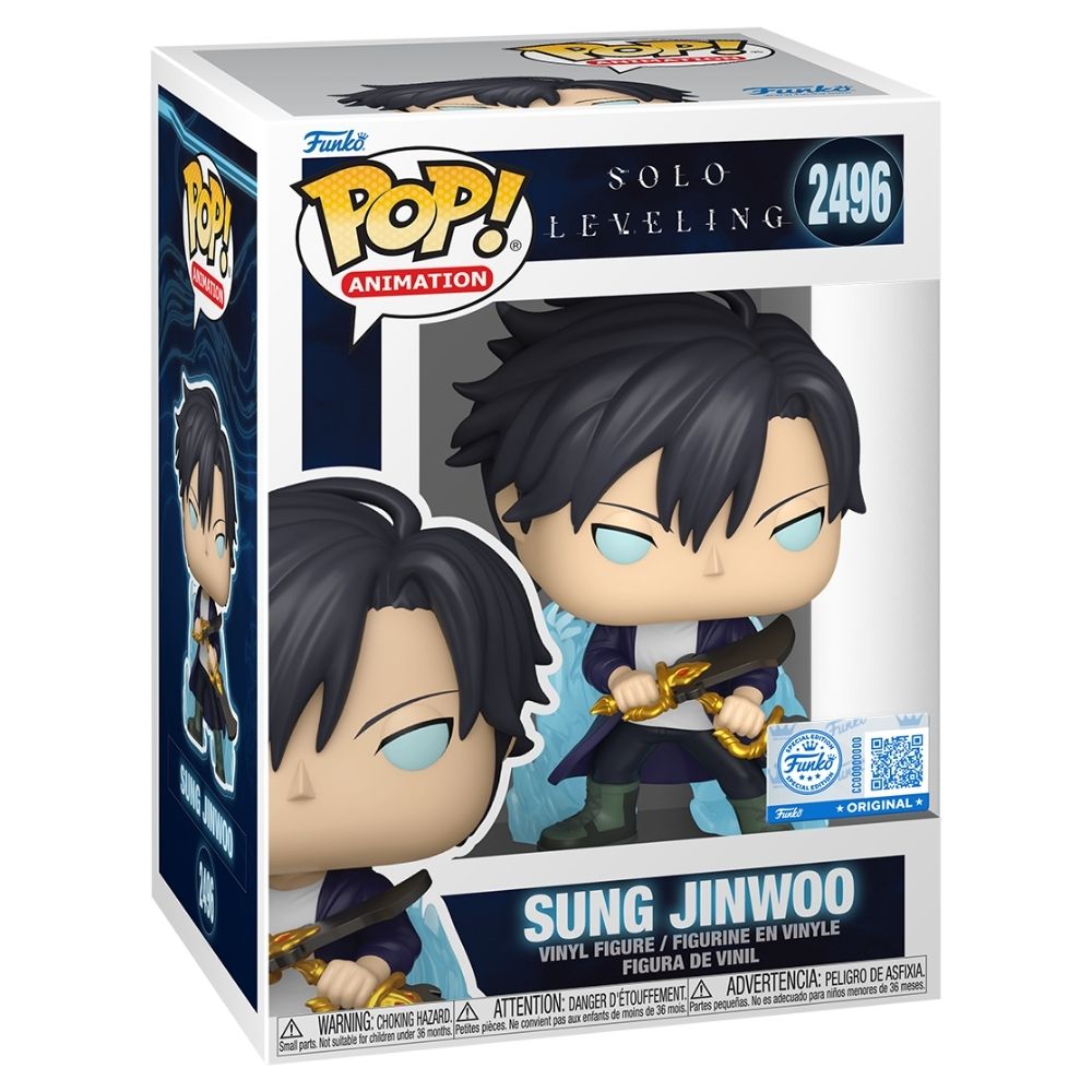 Solo Leveling - Sung Jinwoo (Blue Aura) US Exclusive Pop! Vinyl
