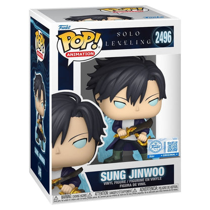 Solo Leveling - Sung Jinwoo (Blue Aura) US Exclusive Pop! Vinyl