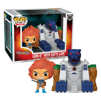 Thundercats - Lion-O with Cat's Lair Pop! Town