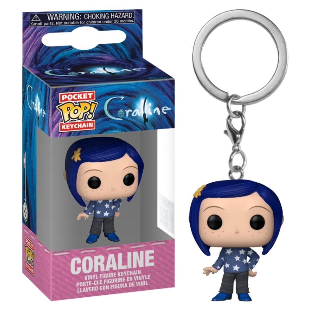 Coraline - Coraline in Sweater Pocket Pop! Keychain