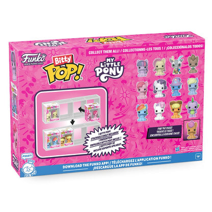 My Little Pony - Rainbow Dash, Sweetie Belle, Applejack & Spike Bitty Pop! Vinyl 4 Pack