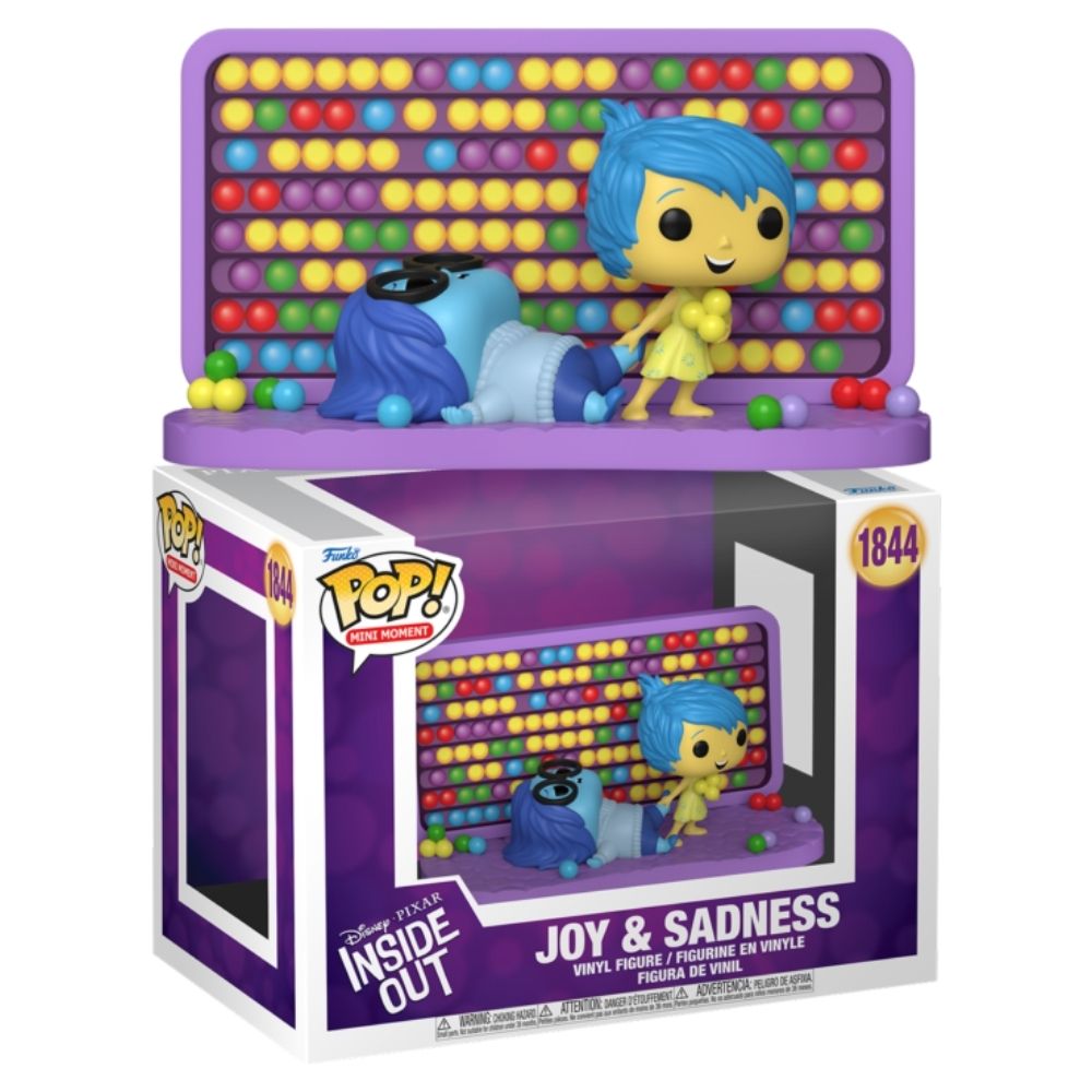 Inside Out - Joy & Sadness Pop! Mini Vinyl Moment