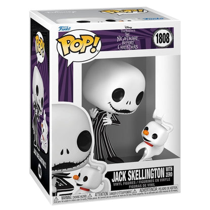 The Nightmare Before Christmas - Jack Skellington with Zero Pop! Vinyl