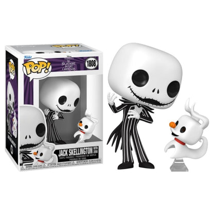 The Nightmare Before Christmas - Jack Skellington with Zero Pop! Vinyl