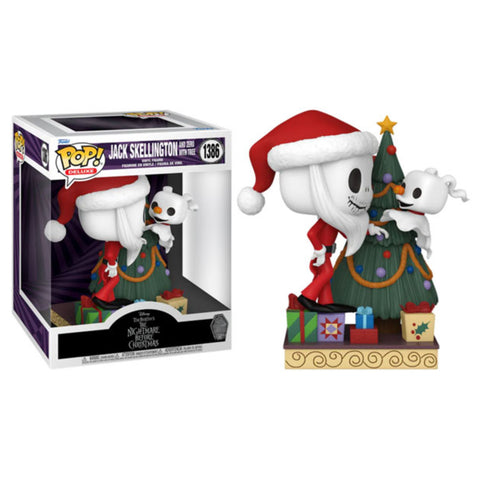 Image of The Nightmare Before Christmas 30th Anniversary - Jack & Zero with Christmas Tree Pop! Deluxe