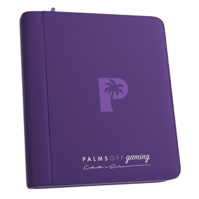 Collector's Series Top Loader Zip Binder - 4 Pocket - Purple