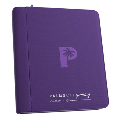 Collector's Series Top Loader Zip Binder - 4 Pocket - Purple