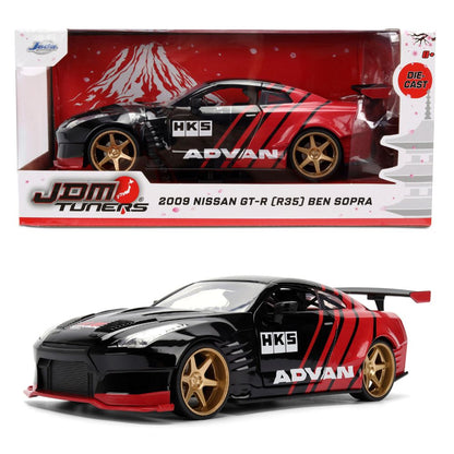 JDM Tuners - 1:24 2009 Nissan GT-R (R35) Ben Sopra Diecast Vehicle