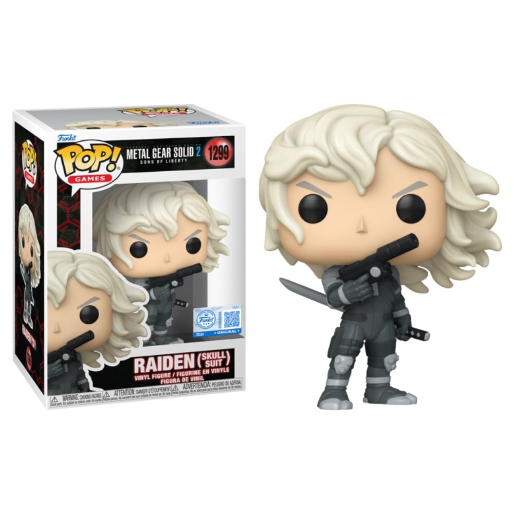 Metal Gear Solid 2: Sons of Liberty - Raiden (Skull Suit) US Exclusive Pop! Vinyl