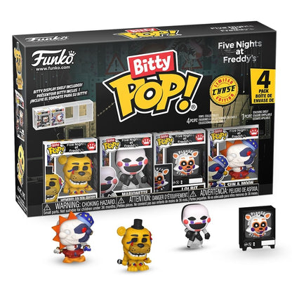 Five Nights at Freddy's - Withered Golden Freddy Bitty Pop! Vinyl 4 Pack