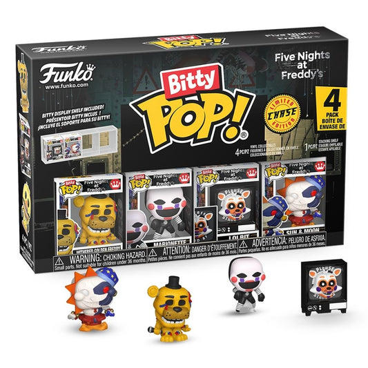 Five Nights at Freddy's - Withered Golden Freddy Bitty Pop! Vinyl 4 Pack