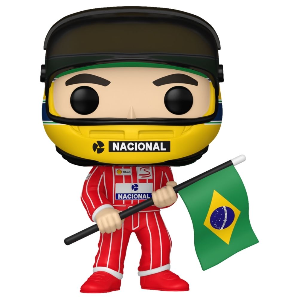 F1: Formula 1 - Ayrton Senna with Brazilian Flag Pop! Vinyl