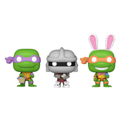 Image of Teenage Mutant Ninja Turtles - Donatello, Shredder & Michelangelo Carrot Pocket Pop! 3-Pack