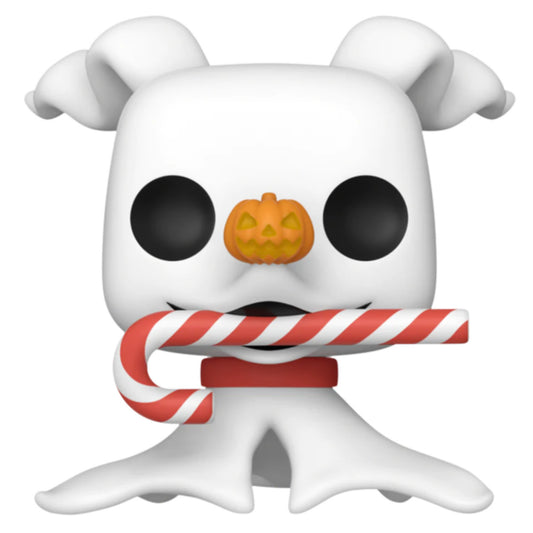The Nightmare Before Christmas 30th Anniversary - Zero with Candy Cane Pop! Vinyl