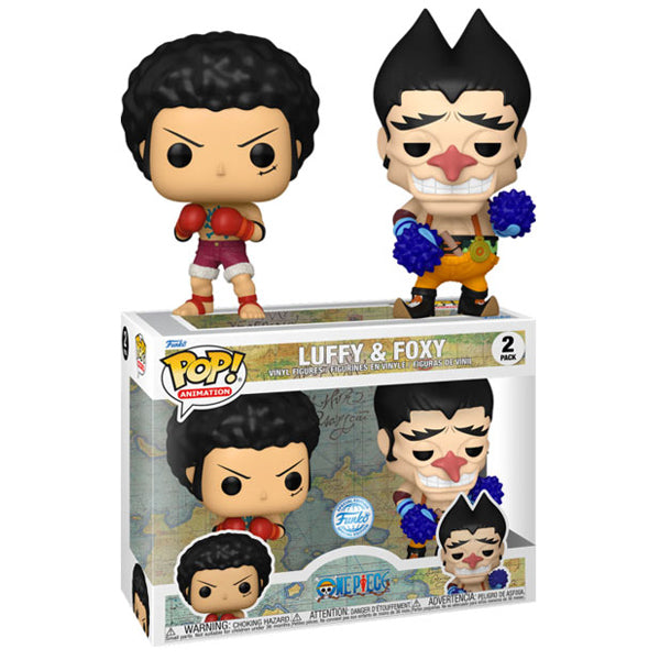 One Piece - Luffy & Foxy US Exclusive Pop! Vinyl 2-Pack