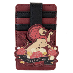 Loungefly - Harry Potter - Gryffindor House Floral Tattoo Card Holder