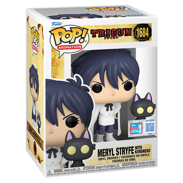NYCC 2024 - Trigun - Meryl Stryfe with Kuroneko US Exclusive Pop! Vinyl