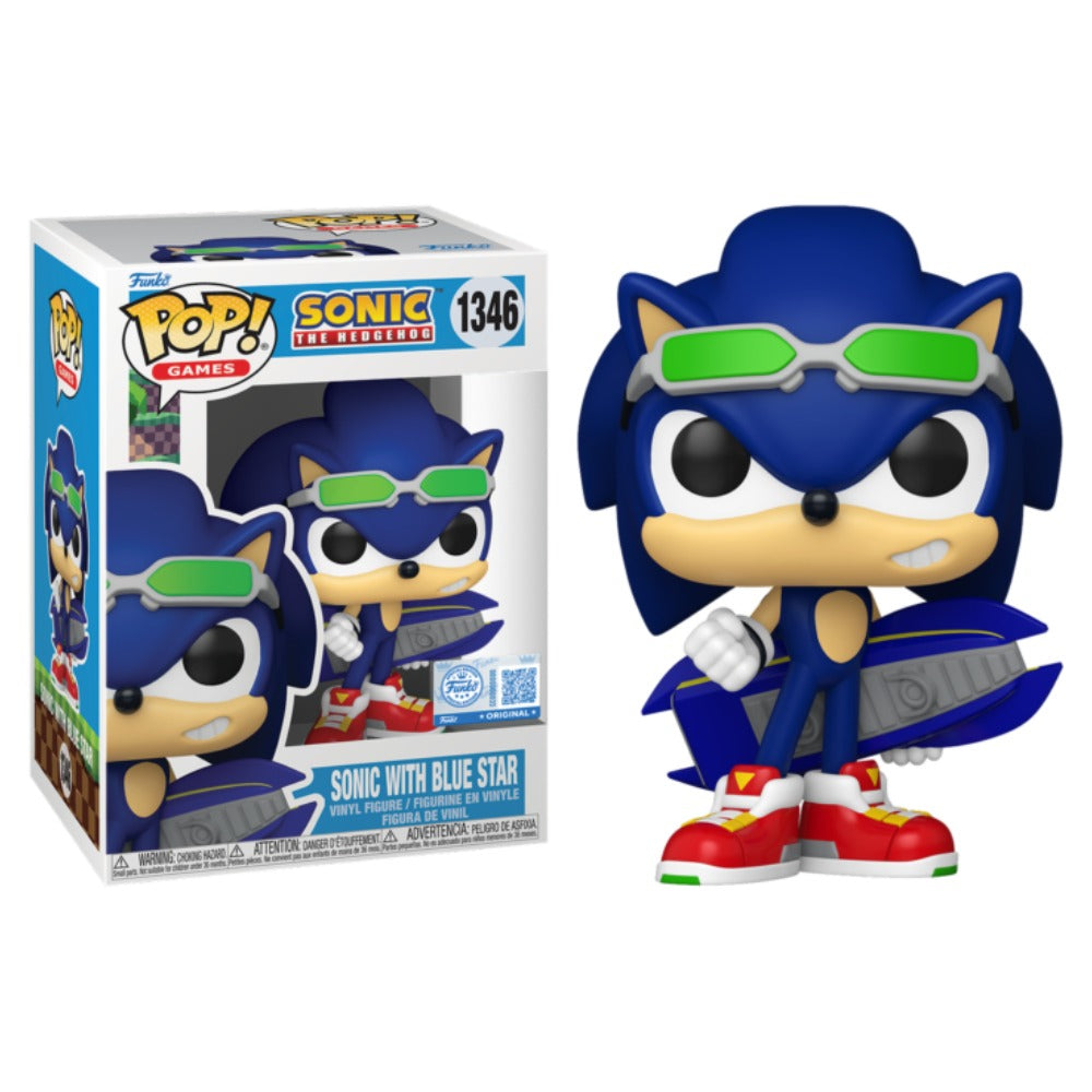 Sonic the Hedgehog - Sonic with Blue Star Pop! Vinyl