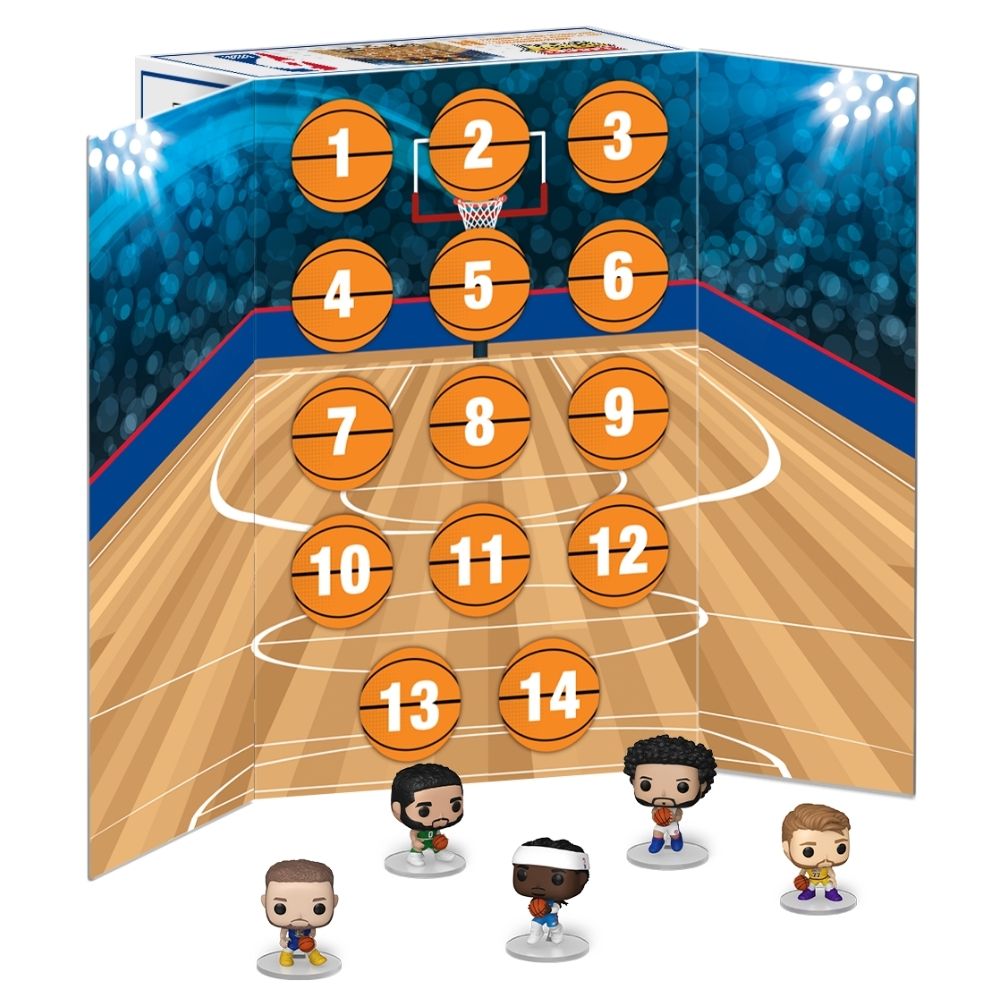 NBA Basketball - 14-Day Countdown Calendar Bitty Pop! Vinyl