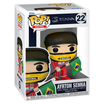 F1: Formula 1 - Ayrton Senna with Brazilian Flag Pop! Vinyl