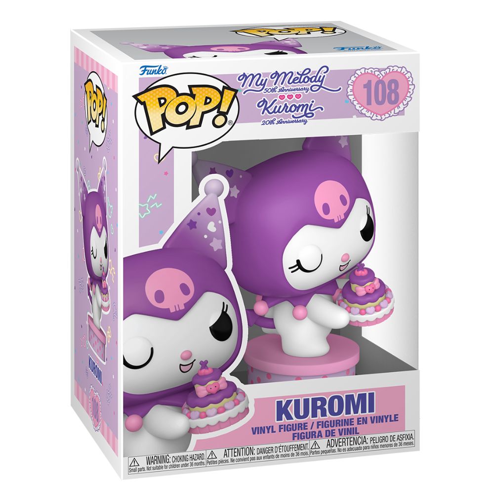 Hello Kitty & Friends - Kuromi with Cake 20th Anniversary Pop! Vinyl